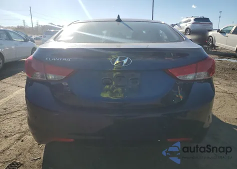 2013 Hyundai Elantra Gls из США, поврежденный, VIN 5NPDH4AEXDH415315